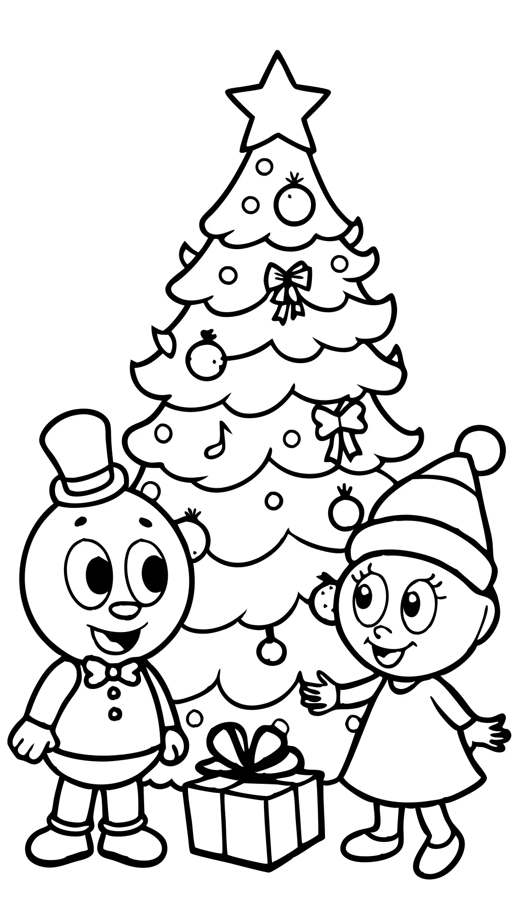 bluey coloring pages christmas